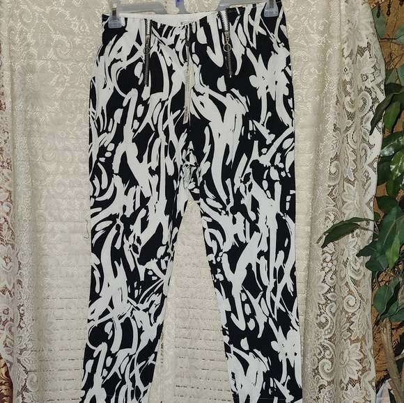 Pants - Stylish Black and White  Pants